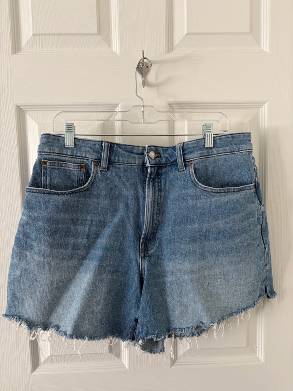 Madewell The Curvy Perfect Mid-Length Jean Short 5” inseam size 31